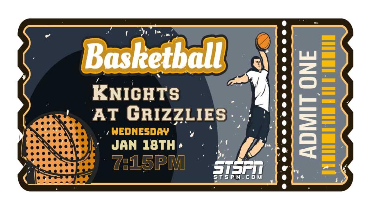 Knights at Grizzlies Boys Basketball