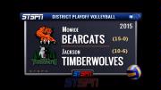 Monroe Bearcats vs Jackson Timberwolves Volleyball