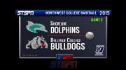 Shoreline Dolphins vs Bellevue College Baseball Game 2 